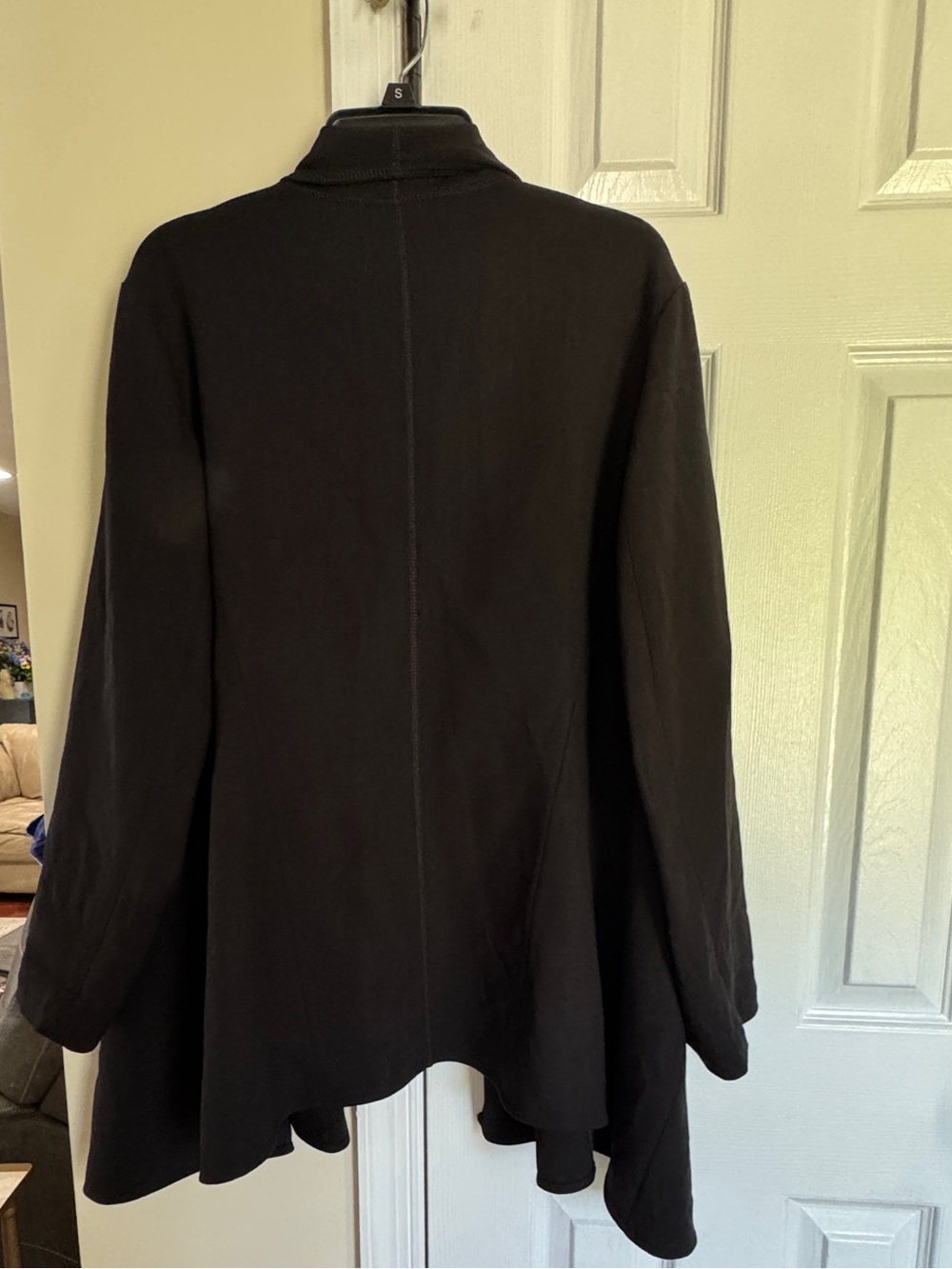 Lafayette 148 New York Black Casual Blazer Pockets women’s 16W Open Front EUC - Picture 6 of 6